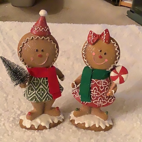 Valerie Parr Other - Valerie Parr beautiful Christmas gingerbread boy and girl both for $18.00